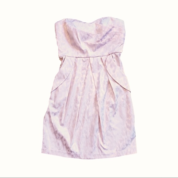 NWT Pastel pink strapless mini cocktail dress S - Picture 10 of 10